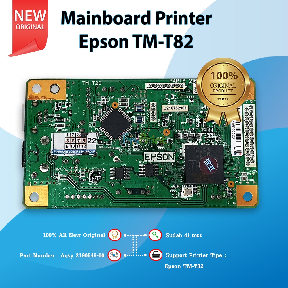 Mainboard Epson TM-T82 Port USB Board Printer TMT82 New Original