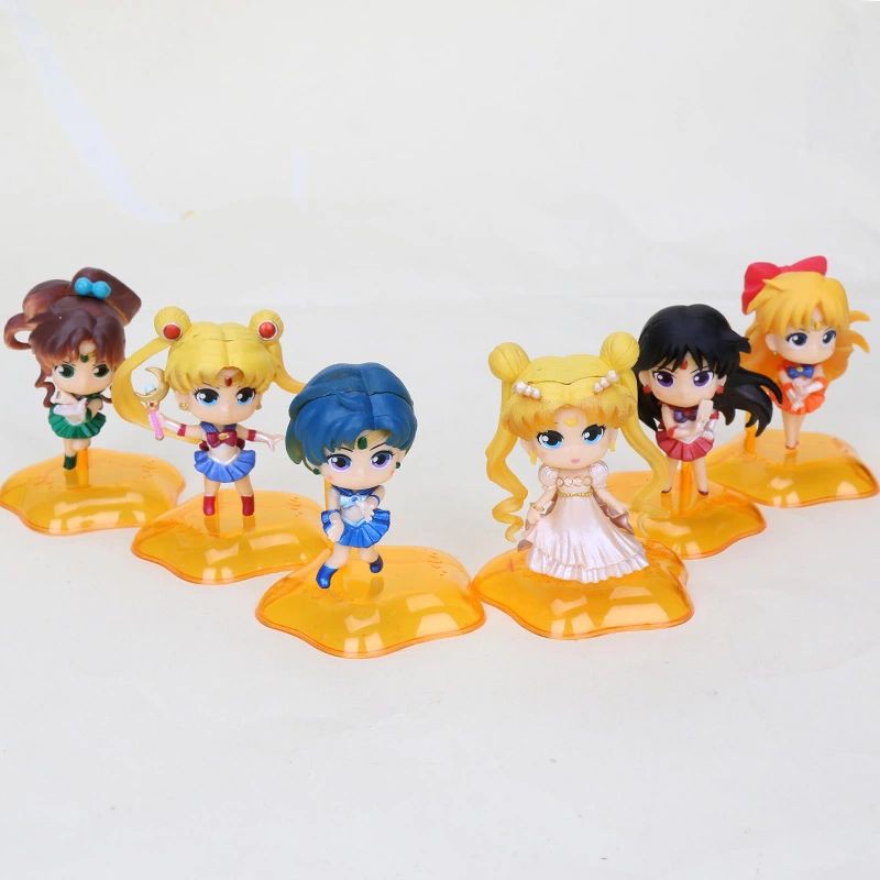 Figure Sailor Moon Q Version Pretty Angel Miniatur SailorMoon/Pajangan Sailor Moon