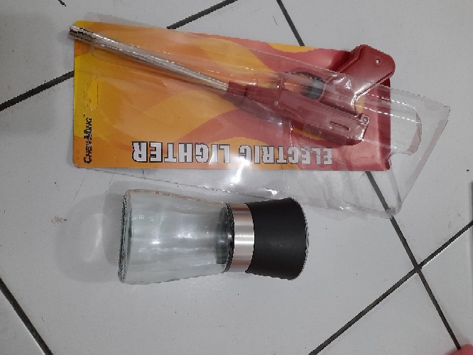 Grinder Lada Merica Manual/glass Salt Paper Kaca