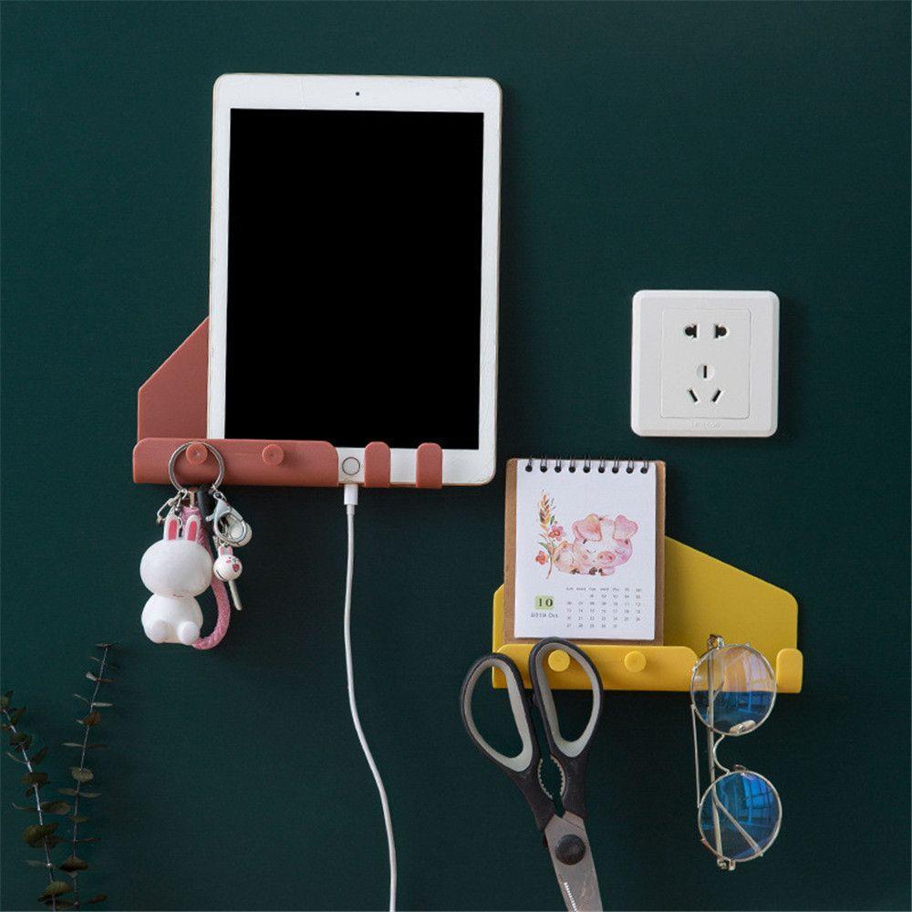 Suyo Bracket Kait Gantung Dinding Praktis Multifungsi Holder Charger Handphone / Tablet