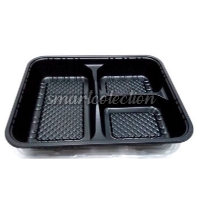Box Bento Sekat 3/ Tray Bento / Tray Makanan / Sekat 3