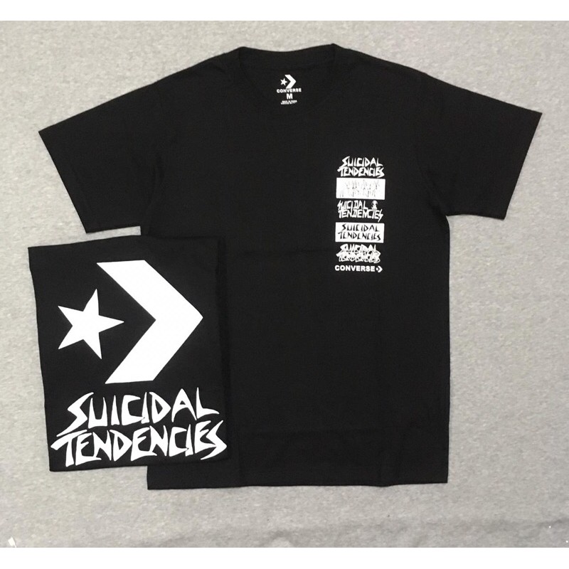 Kaos Converse Suicidal Tendencies Black Big Logo