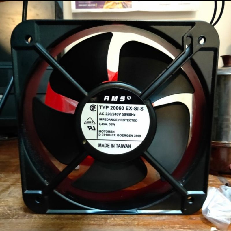 kipas panel fan AC AMS 20cm nonstop 24 jam Bering GOOD QUALITY