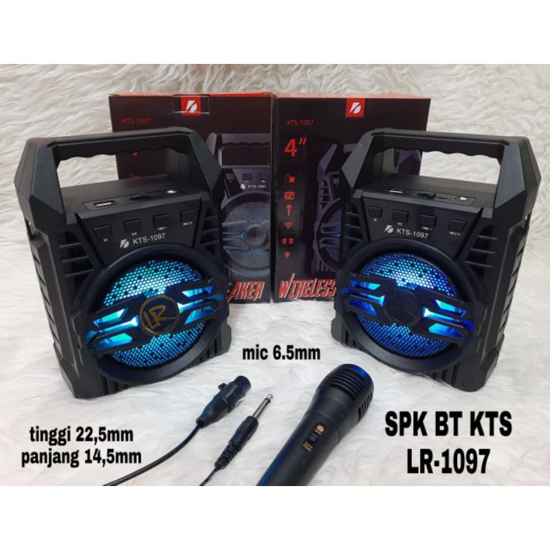 Speaker bluetooth KTS 1097/1080 +mic karaoke