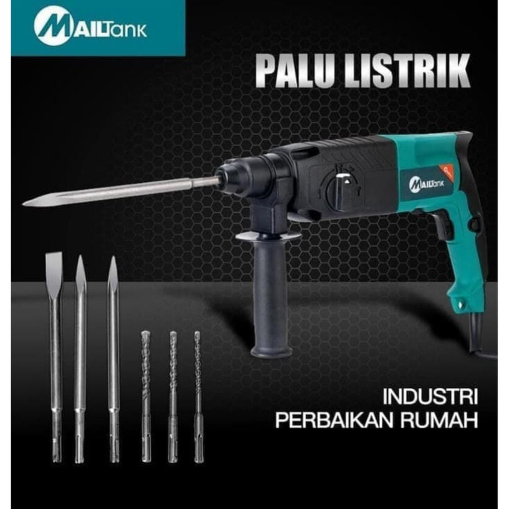 MailTank Rotary Hammer SH146 - Mesin Bor Bobok Tembok Beton SH-146