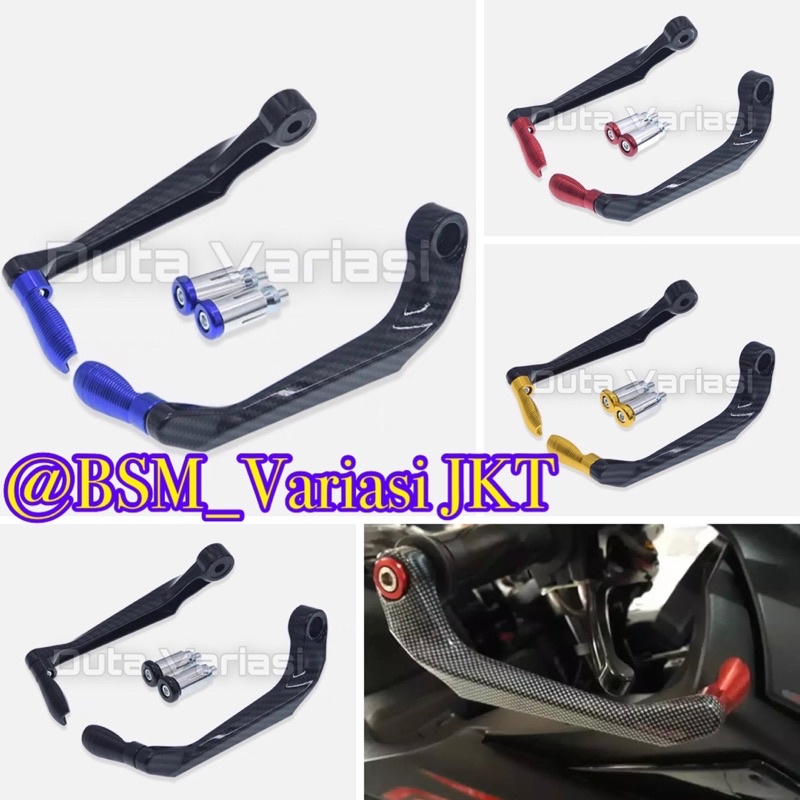 PROMO PROGUAR PELINDUNG STANG TANGAN UNIVERSAL PROGUARD CARBON FULL CNC UNIVERSAL