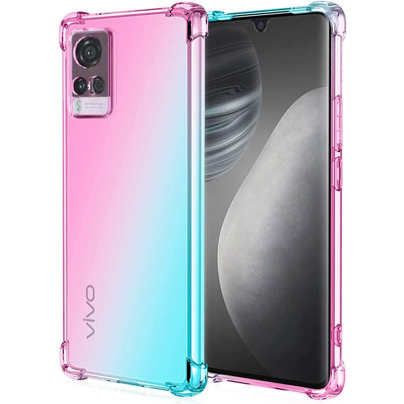 Anticrack Vivo V21 4G V21 5G Silikon Case Bening Transparan Lembut Lentur