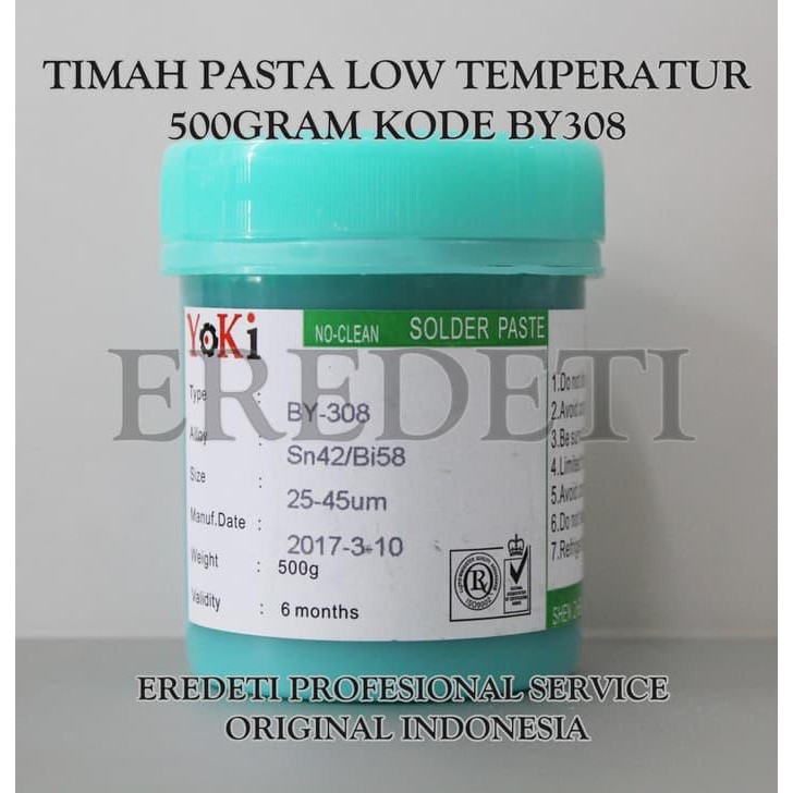 TIMAH PASTA LOW TEMPERATUR 500GRAM KODE BY308 KD-001409 Terjangkau