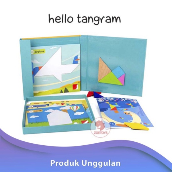

Zoetoys Hello Tangram mainan edukasi mainan anak edutoys Diskon