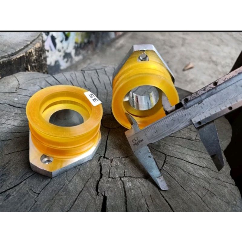 intake manipol manifol karbu karburator carburator pe pwk 34 35 38 cnc karet teflon