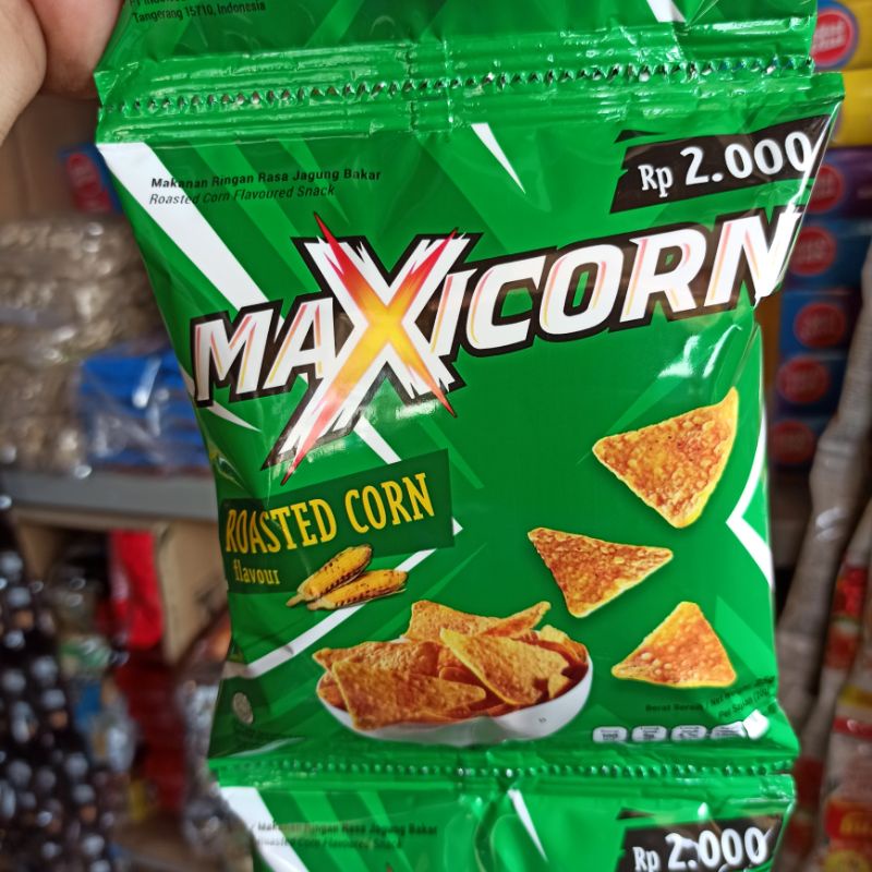 

Maxicorn Maxi Corn Rasa Jagung Bakar Roasted Corn 25 Gram