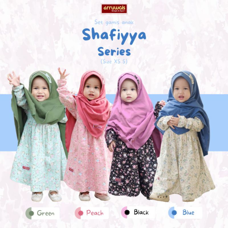 GAMIS COUPLE ANAK REMAJA DAN IBU KATUN JEPANG ARRUWAIS  SET KERUDUNG SYARI FREE CADAR DAN MASKER