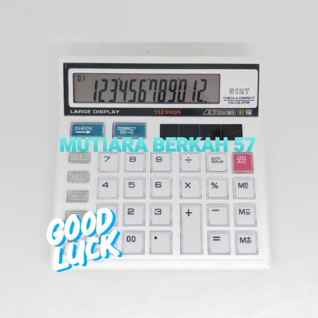 

Alat Perhitungan Menghitung Kalkulator Citizen CT 512T White 12 Digit Termurah