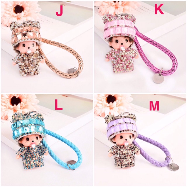 Cute OddDiamond Crystal Car Key Chain Female Bag Pendant Holiday Gift