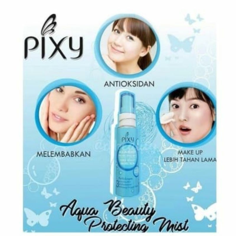 PIXY AQUA-BEAUTY PROTECTING MIST 60 ML &amp; 100ML/PIXY FACE MIST ORIGINAL 100%