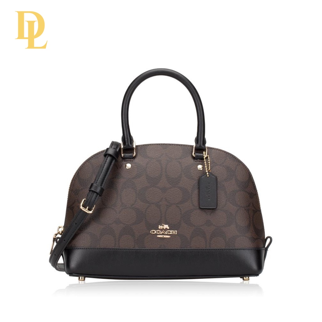 COACH MINI SIERRA SATCHEL IN SIGNATURE CANVAS (COACH F27583)