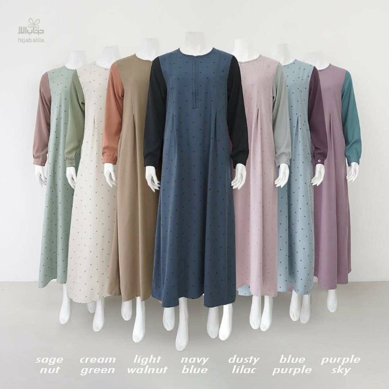 Gamis Dotly POTI By Hijab Alila Original