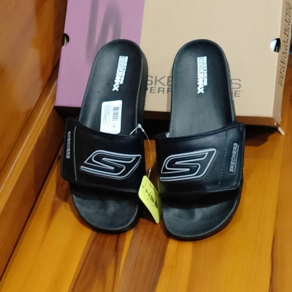 Sandal pria &amp; wanita Skecher Fashion import casual Distro slip on Selop terbaru termurah Santai COD