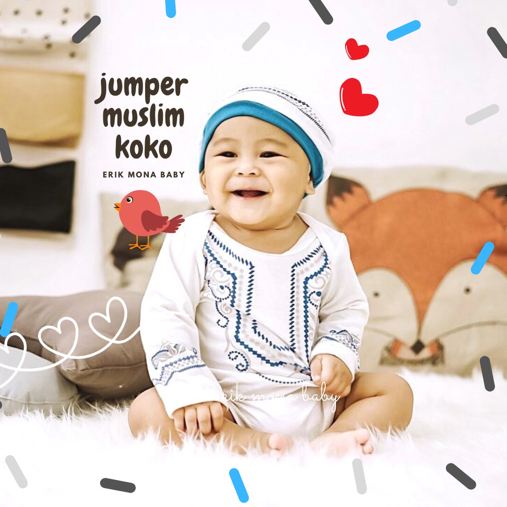 baju bayi jumper bayi muslim koko baju aqiqah taqwa