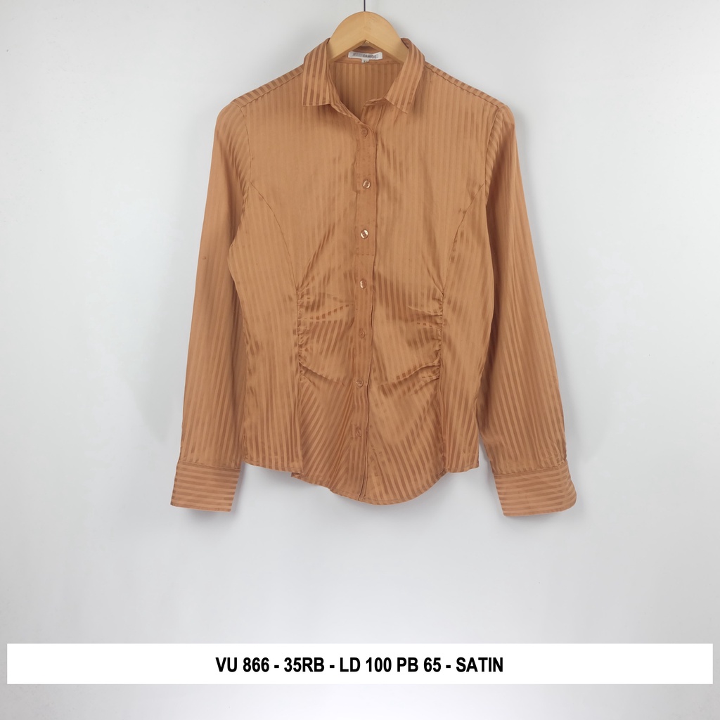 Thrift Blouse Vintage | Kode V4-VU 866