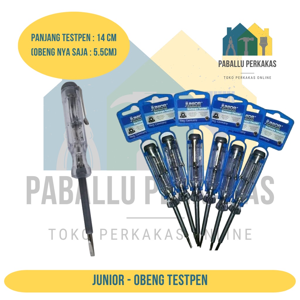 Obeng Tespen Listrik / Obeng Test Pen Tester listrik / Obeng Testpen Tester cek arus Listrik