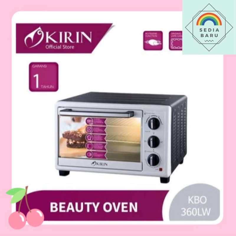 Oven Listrik 36 liter kirin KBO-360LW