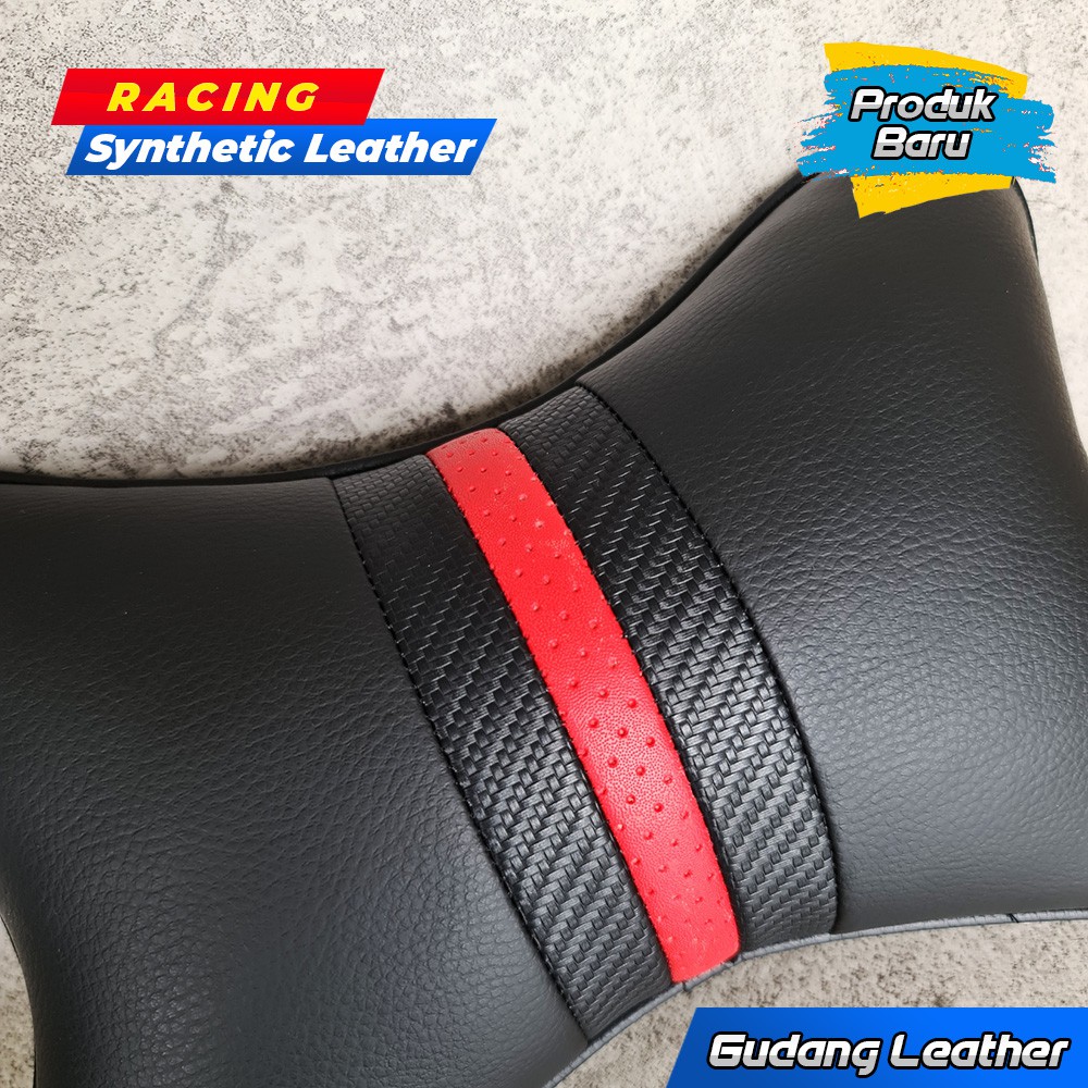 Bantal Mobil Kulit Sintetis - Racing Series