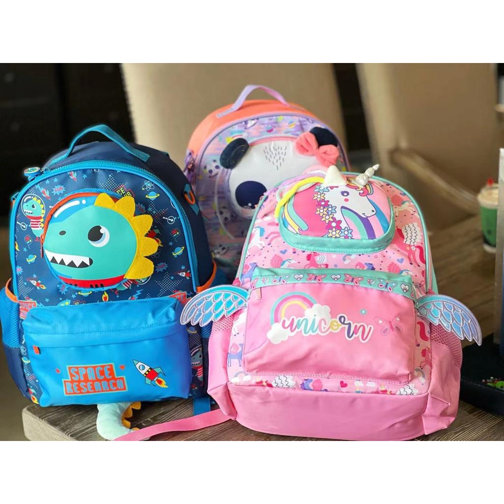 VEST TAS RANSEL ANAK BESAR UNTUK SD DINO/UNICORN/PANDA U2055