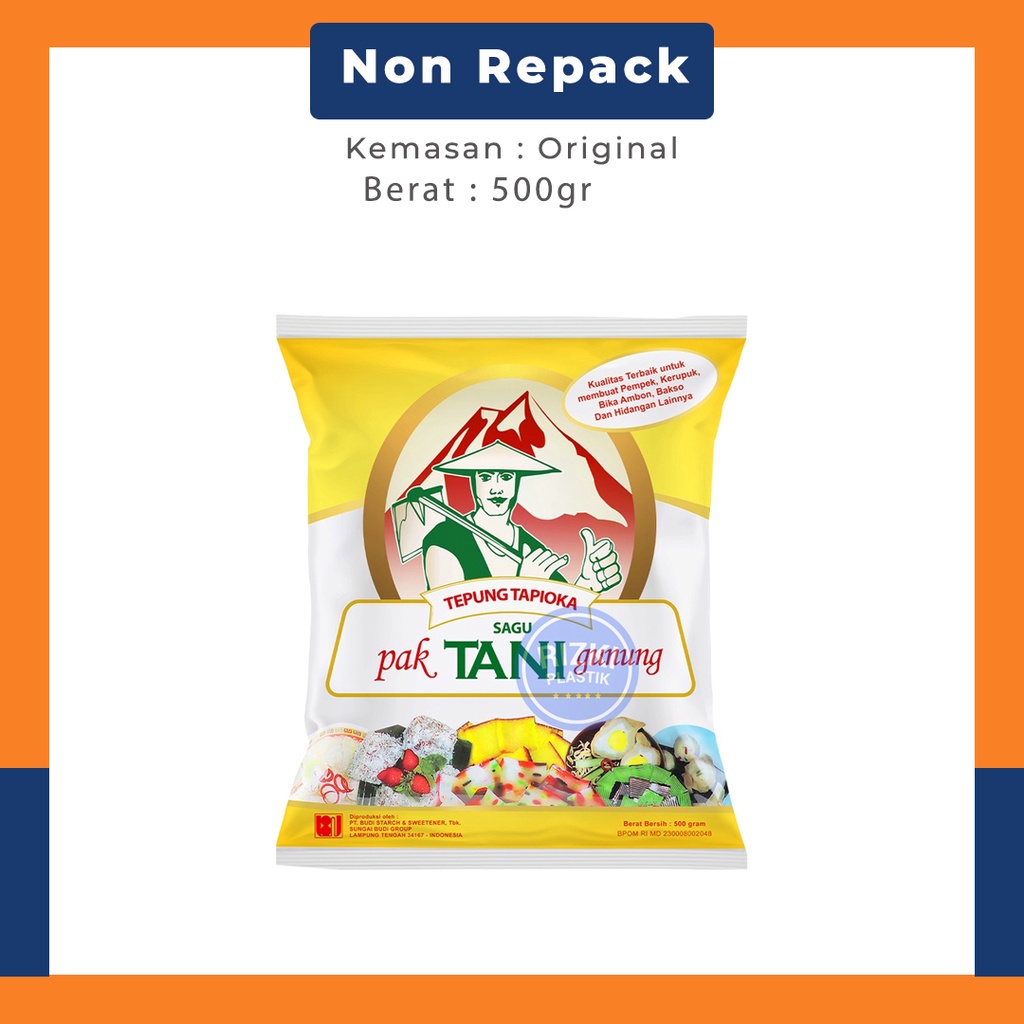 

Tepung Tapioka Cap Pak Tani 500gr | Bekasi