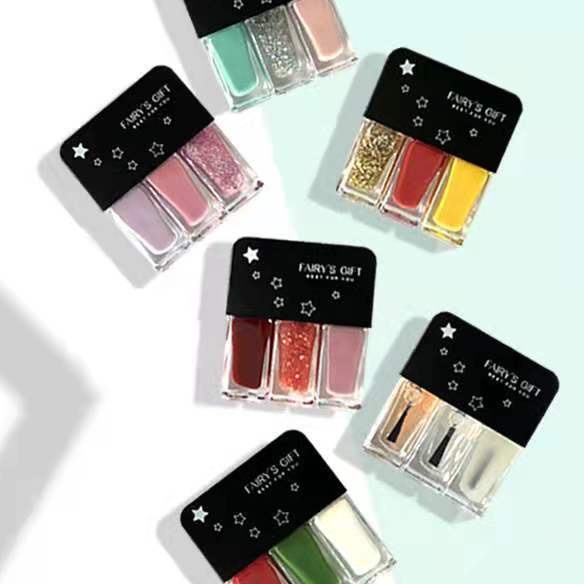 3IN1 KUTEK HALAL KUTEKS 3 TONE KUTEK KOREA Cat Kuku muslimah Gel Nail polish MOJOCANTIK