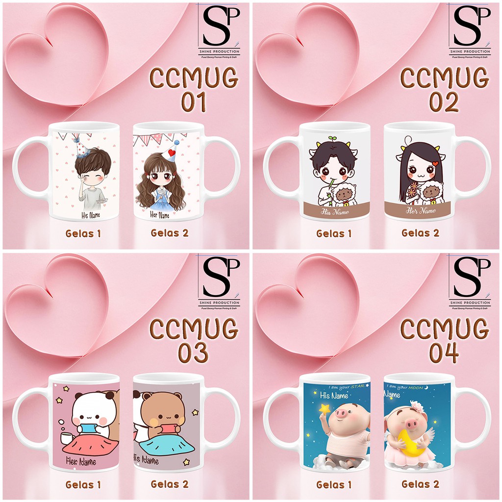 Gelas Couple Mug Couple Valentine