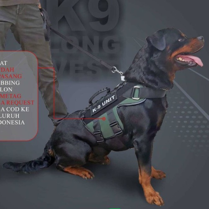 Harness Anjing Premium Rompi Anjing Premium super kuat untuk anjing jenis besar