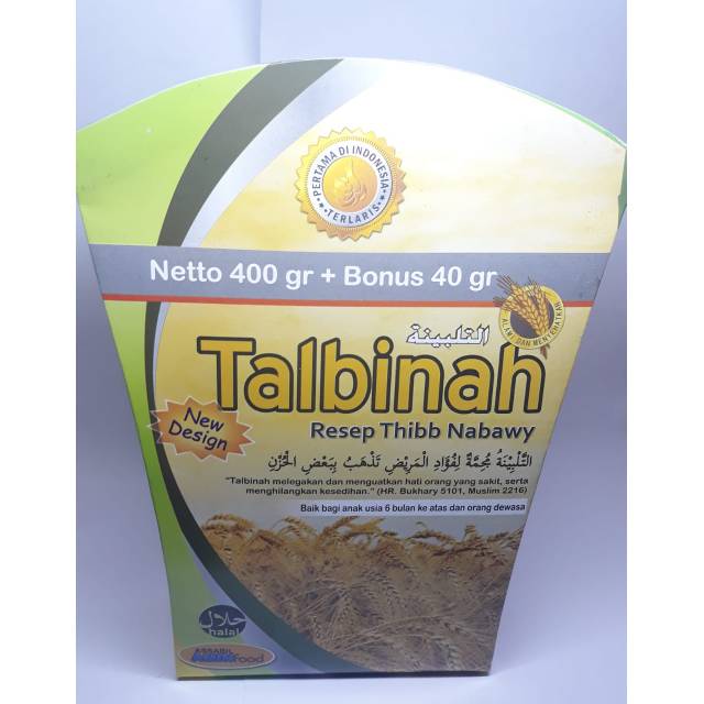 

Talbinah bubur tepung gandum sehat alami 400g