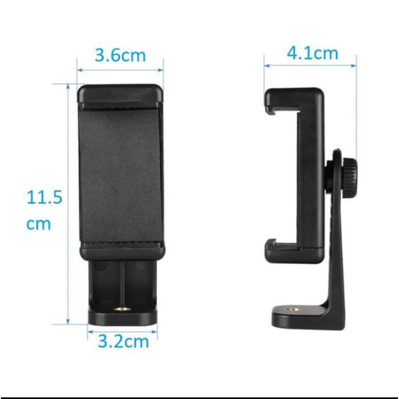 Phone Holder Kotak Putar Holder Tongsis Vertikal Horisontal Penjepit WL Shop