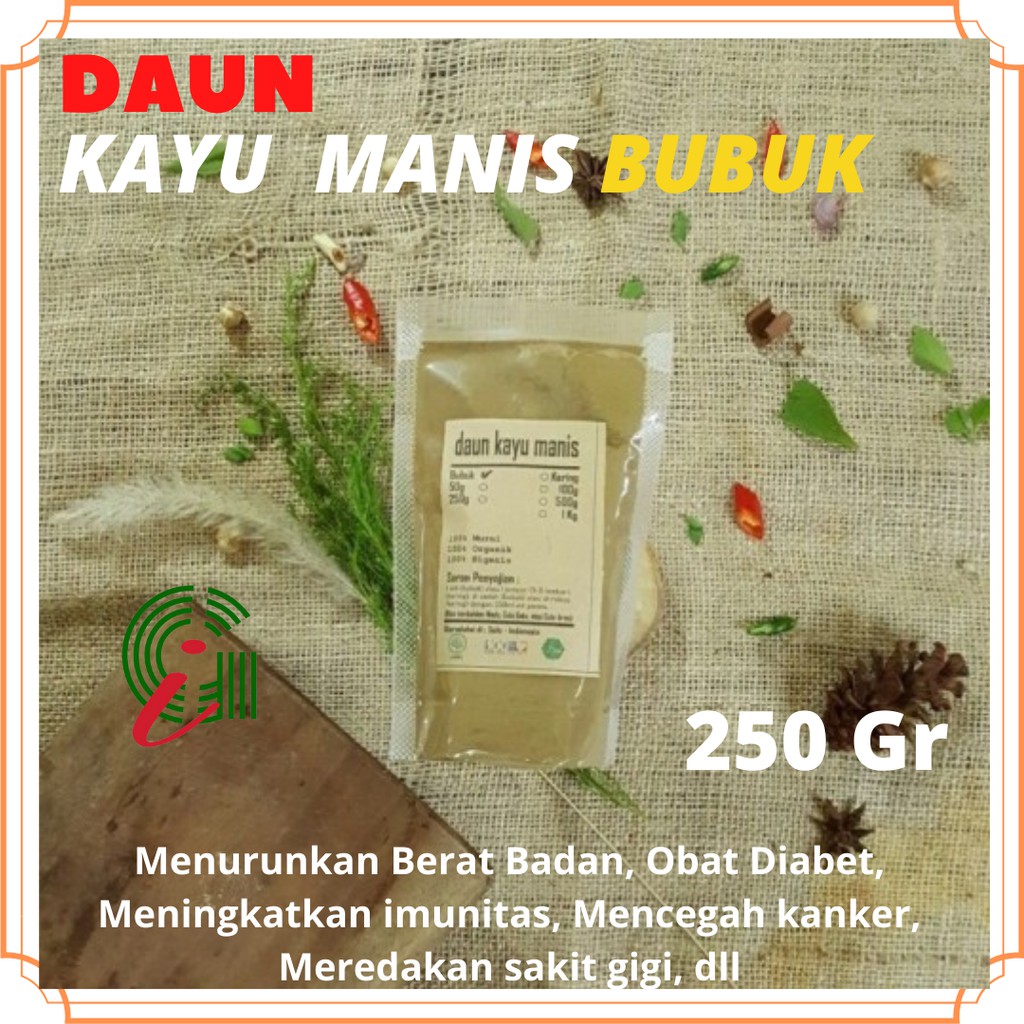 

ANTI KANKER !!! Daun Kayu Manis Bubuk 250Gr, Meningkatkan Imunitas Mencegah Kanker dan Diabet
