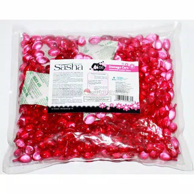 100 Pcs Vitamin Rambut Shasa - Vitamin Rambut Rusak Kering / Oil Rambut / Vitamin Rambut Sasha