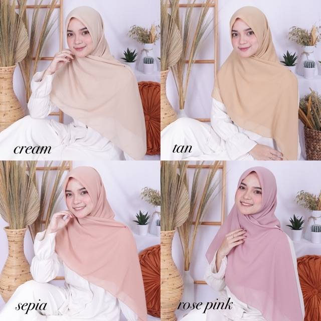 SQUARE BELLA /  JILBAB POLYCOTTON / HIJAB POTTON &quot;2&quot;