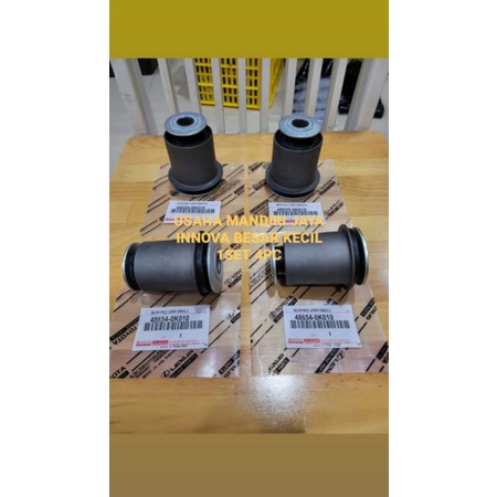 BUSHING LOW ARM BESAR KECIL 1SET 4PC INNOVA HILUX BOS ARM SET INNOVA