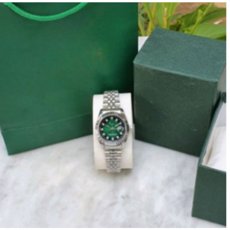 COD - JAM TANGAN WANITA ROLEX R6910X PW TANGGAL AKTIF FREE BOX ORIGINAL + PAPERBAG & BATERAI