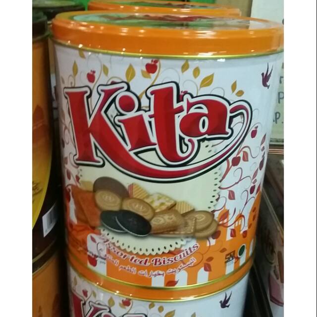 

Biscuit kita assorted 400gr tin