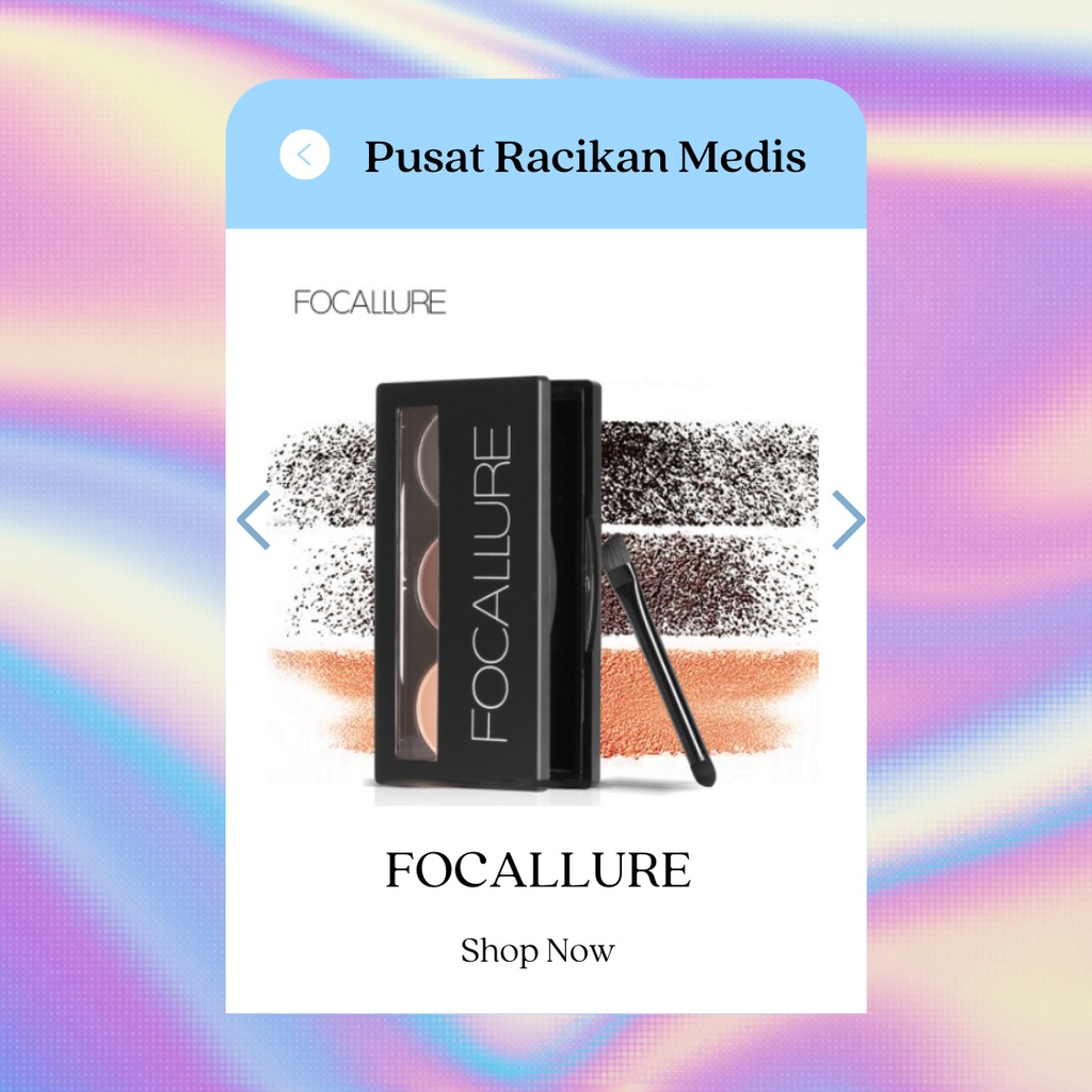 FA04 FOCALLURE Eye Brows Powder - BPOM