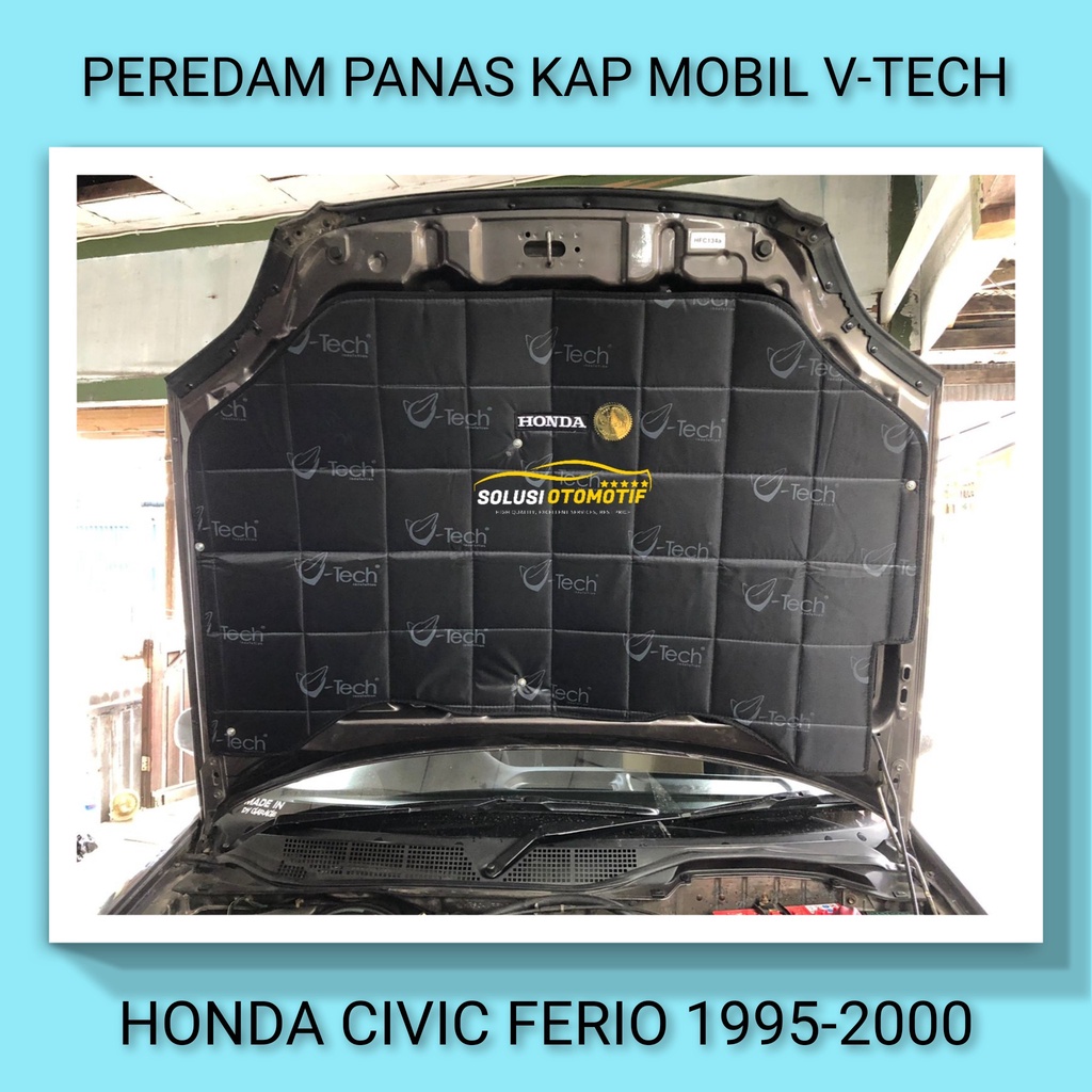 HONDA CIVIC FERIO 1995-2000 VTECH Ori Pelindung Peredam Panas Kap Mesin Aksesoris Variasi Mobil PLUS