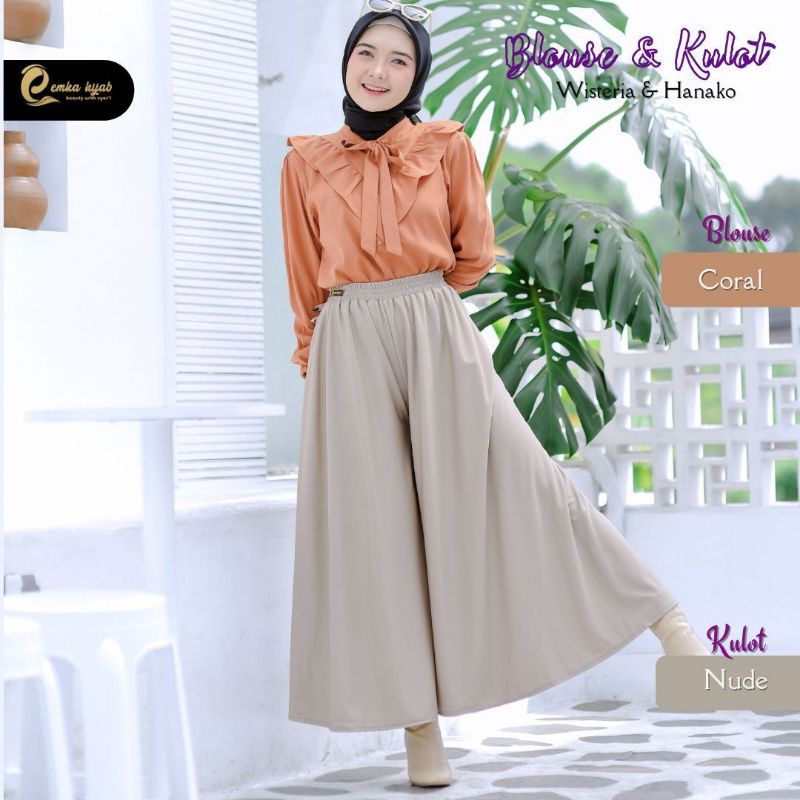 Kulot Hanako by Emka Hijab | Celana Kulot Panjang