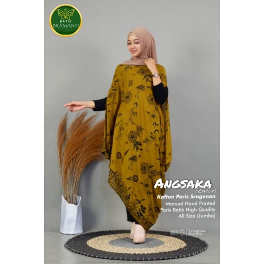 Kaftan Batik / Pakaian Batik Wanita / Baju Kondangan Wanita Simpel Kekinian / Tunik Paris / bisa COD