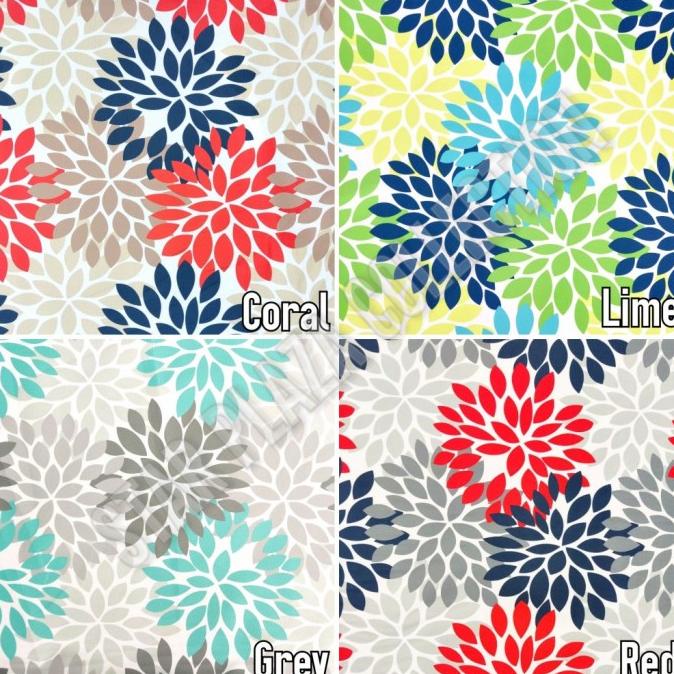 Kain Bludru Velvet Print Motif Floral Daun - Cojines (Sofa, Jok Kursi)