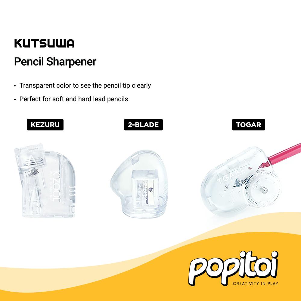 

KUTSUWA Pencil Sharpener 2-BLADE / KEZURU / TOGAR rautan pensil