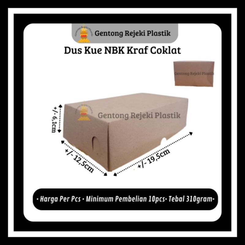 

Dus NBK Kraft / Dus Kue NBK Coklat 310 Gram