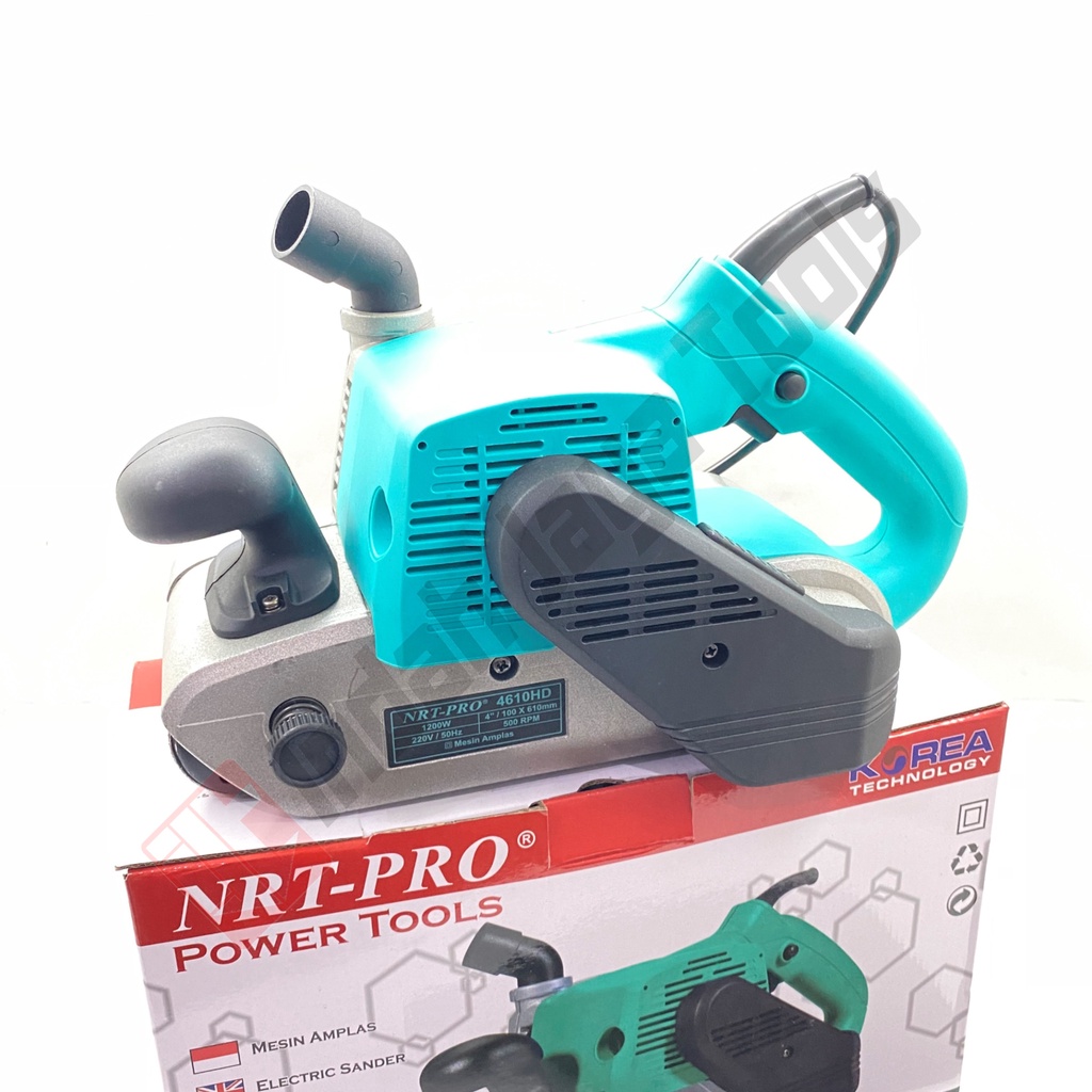 NRT-PRO 4610 HD Mesin Amplas Belt Sander 4 Inch Amplas Tank Baja Sabuk