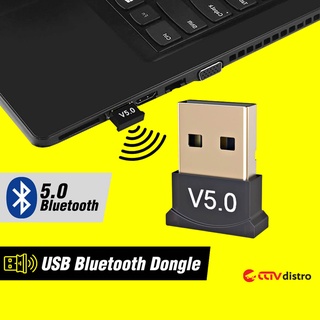 USB Bluetooth 5.0 Dongle Wireless Adapter Receiver Laptop PC Komputer Blutut USB