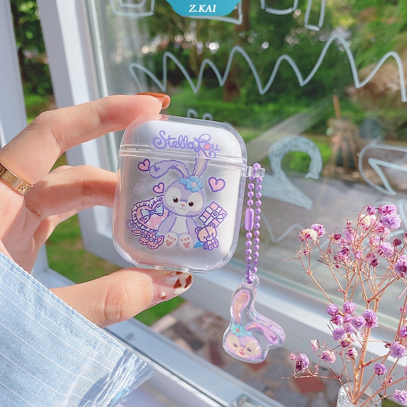 Casing Silikon Motif Kartun Disney Untuk Simpan Earphone Wireless Bluetooth Apple AirPods 1 / 2 pro